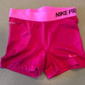 Nike pro shorts